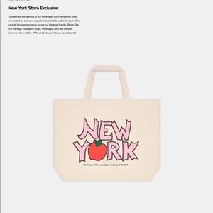 NWT NYC EXCLUSIVE MADHAPPY TOTE BAG
